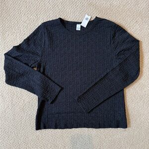 Old Navy Women's Black Long Sleeve Top